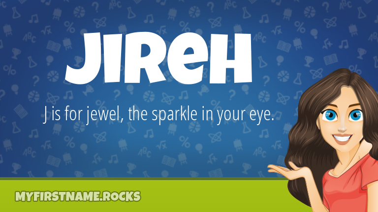 My First Name Jireh Rocks!