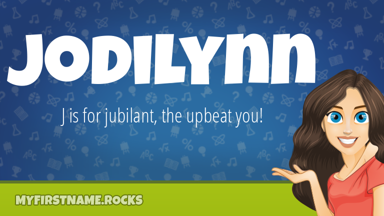 My First Name Jodilynn Rocks!