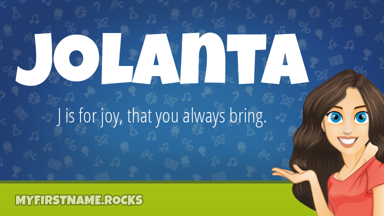 My First Name Jolanta Rocks!