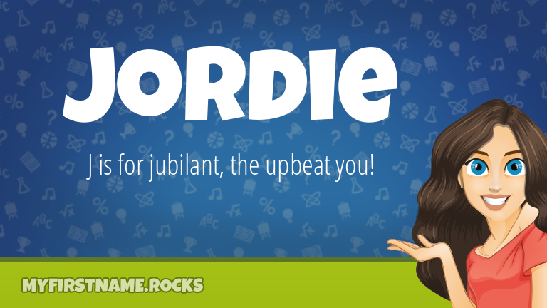 My First Name Jordie Rocks!