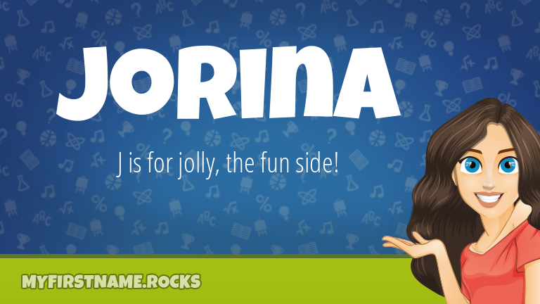 My First Name Jorina Rocks!
