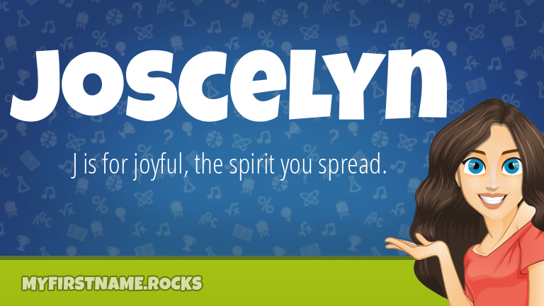 My First Name Joscelyn Rocks!