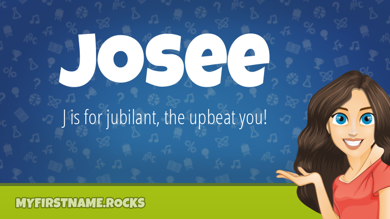 My First Name Josee Rocks!