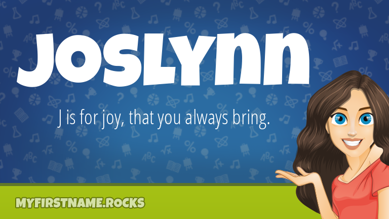 My First Name Joslynn Rocks!