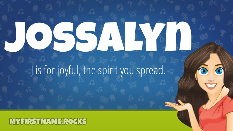 My First Name Jossalyn Rocks!
