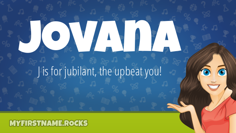 My First Name Jovana Rocks!