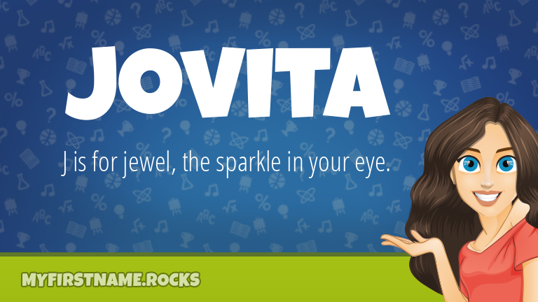 My First Name Jovita Rocks!