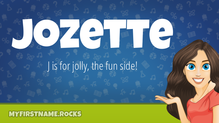 My First Name Jozette Rocks!