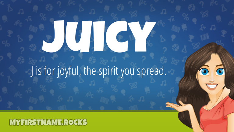 My First Name Juicy Rocks!