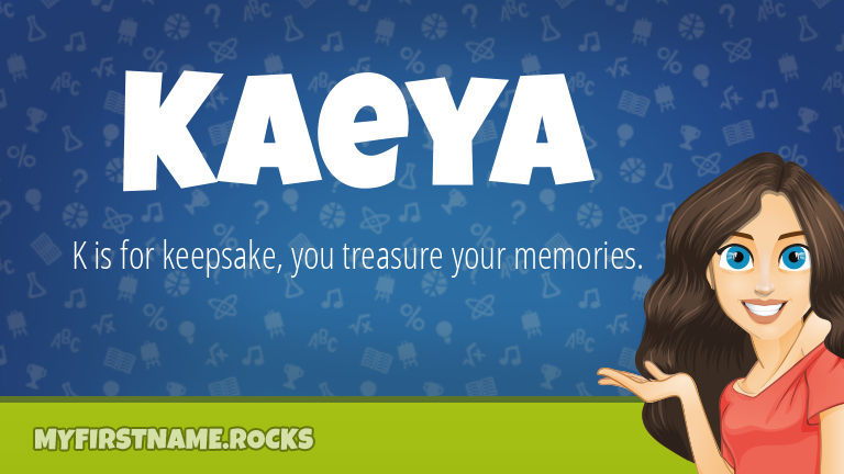 My First Name Kaeya Rocks!