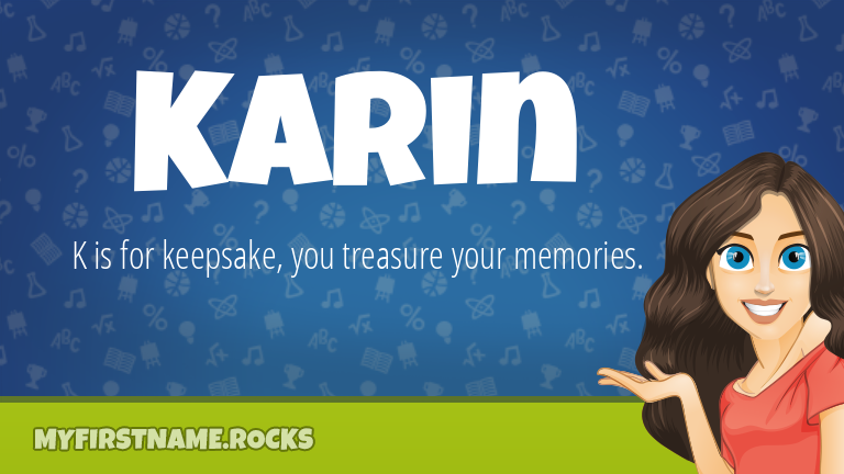 My First Name Karin Rocks!