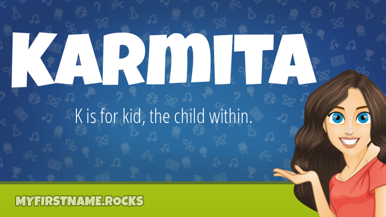 My First Name Karmita Rocks!