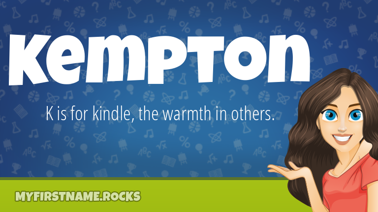 My First Name Kempton Rocks!