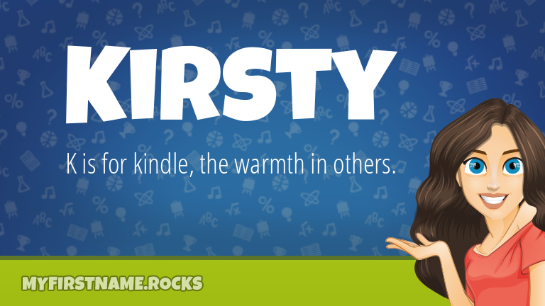 My First Name Kirsty Rocks!