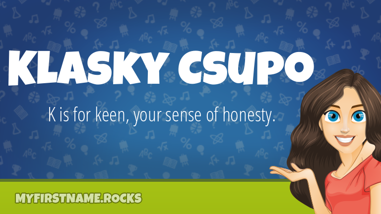My First Name Klasky Csupo Rocks!