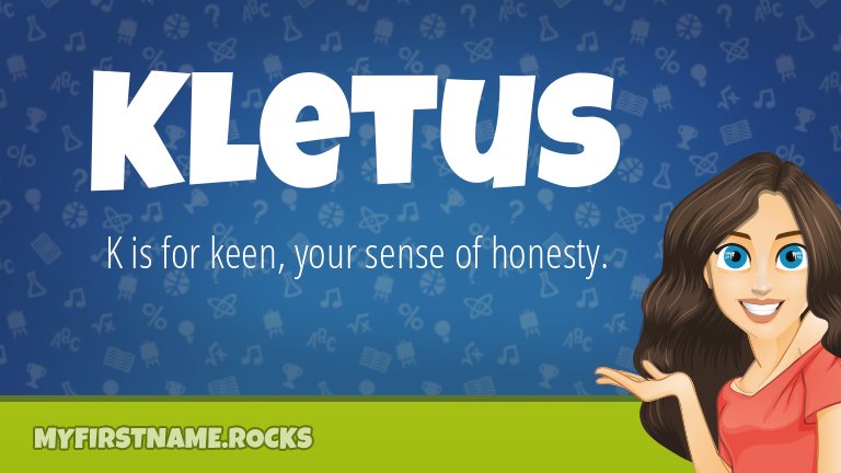 My First Name Kletus Rocks!