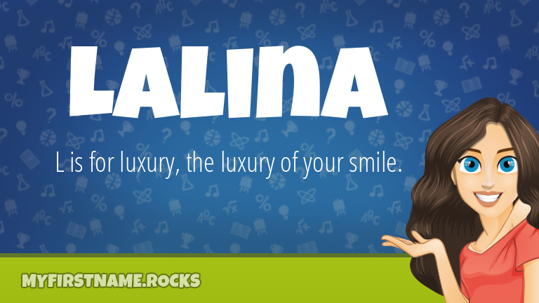 My First Name Lalina Rocks!