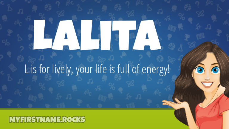 My First Name Lalita Rocks!