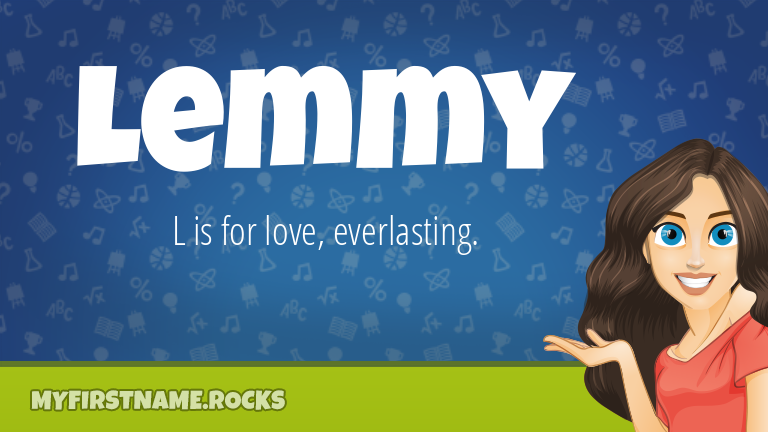 My First Name Lemmy Rocks!