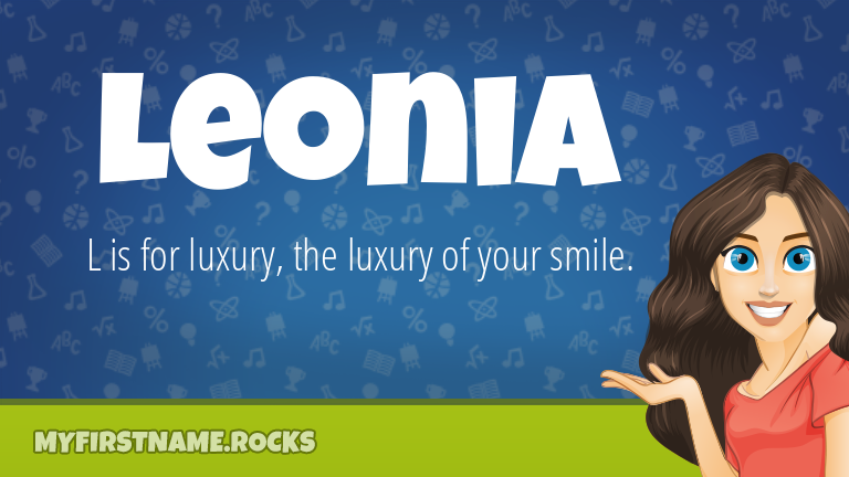 My First Name Leonia Rocks!