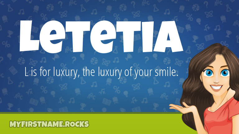 My First Name Letetia Rocks!