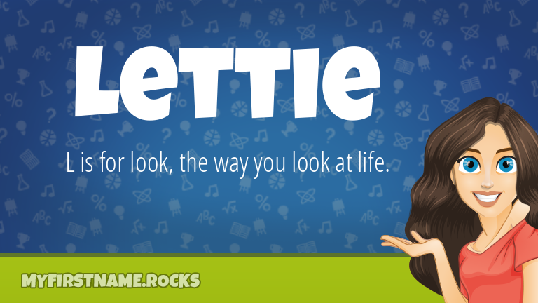 My First Name Lettie Rocks!