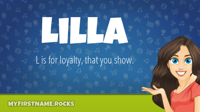 My First Name Lilla Rocks!