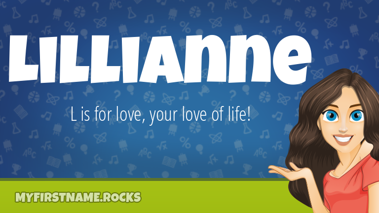 My First Name Lillianne Rocks!