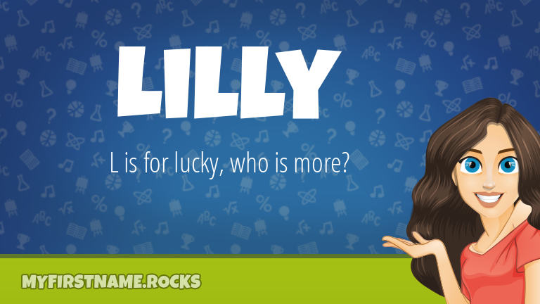 My First Name Lilly Rocks!