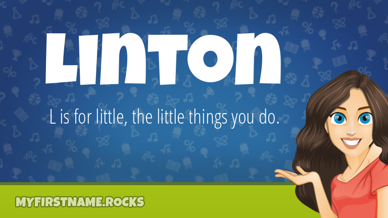 My First Name Linton Rocks!