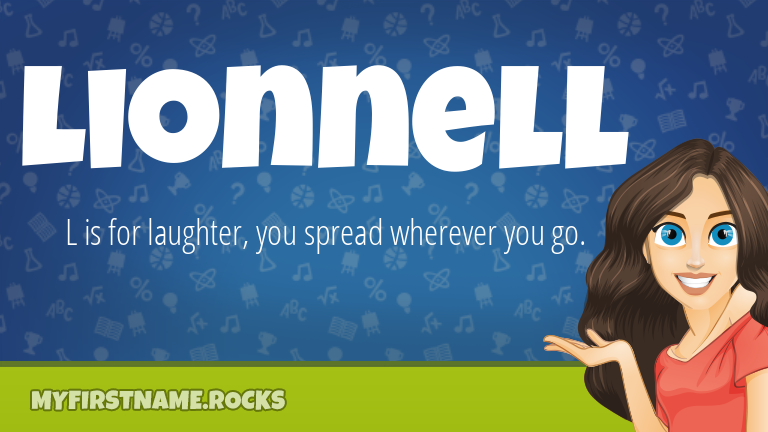 My First Name Lionnell Rocks!