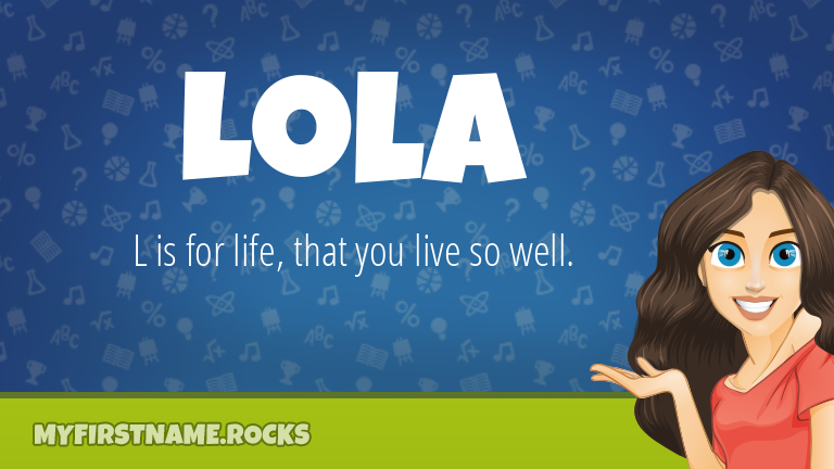 My First Name Lola Rocks!