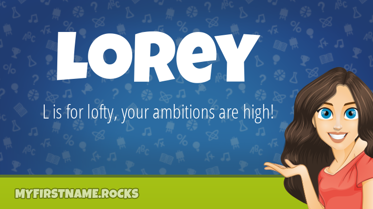 My First Name Lorey Rocks!