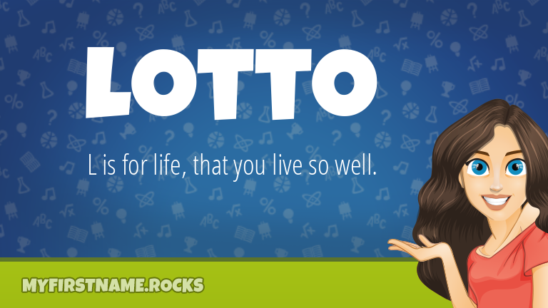 My First Name Lotto Rocks!