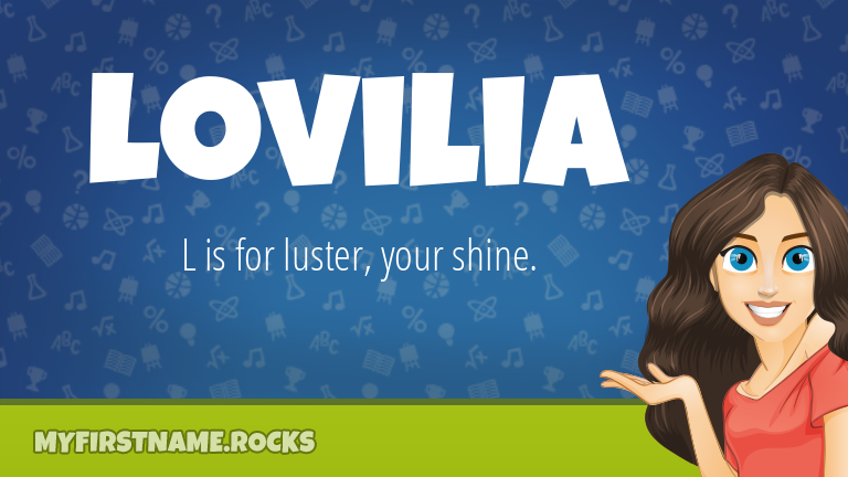 My First Name Lovilia Rocks!