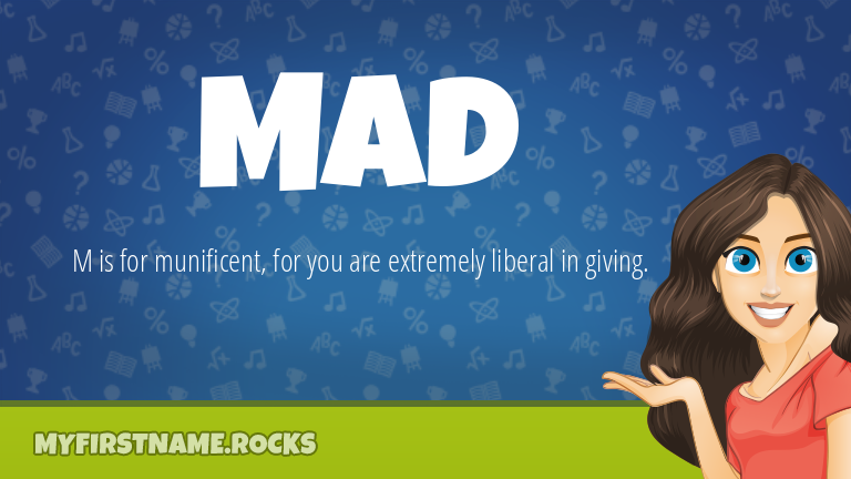 My First Name Mad Rocks!