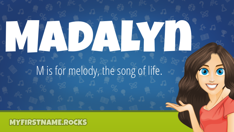 My First Name Madalyn Rocks!