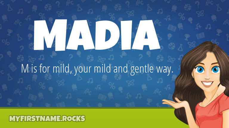 My First Name Madia Rocks!