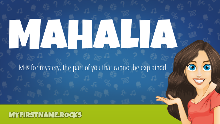 My First Name Mahalia Rocks!