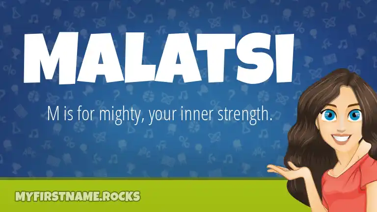 Malatsi First Name Personality & Popularity