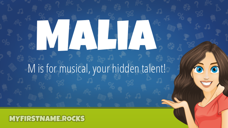 My First Name Malia Rocks!