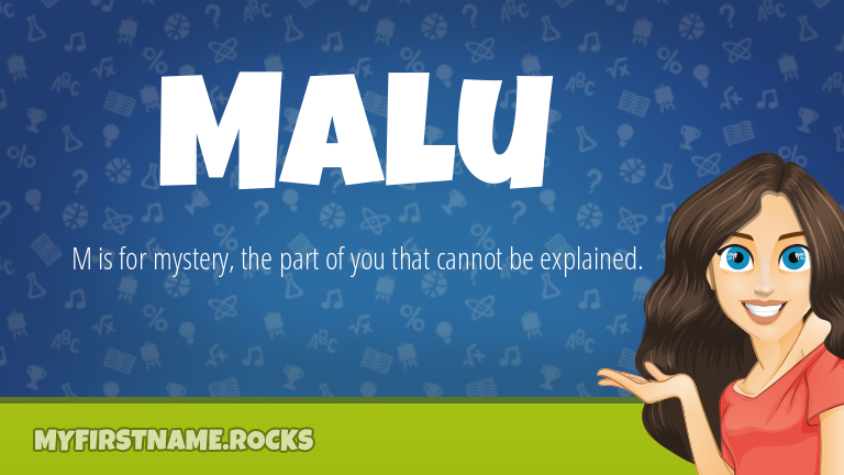 My First Name Malu Rocks!
