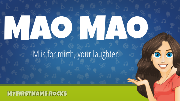 My First Name Mao Mao Rocks!