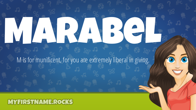 My First Name Marabel Rocks!