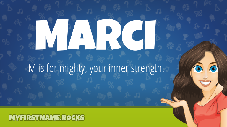 My First Name Marci Rocks!