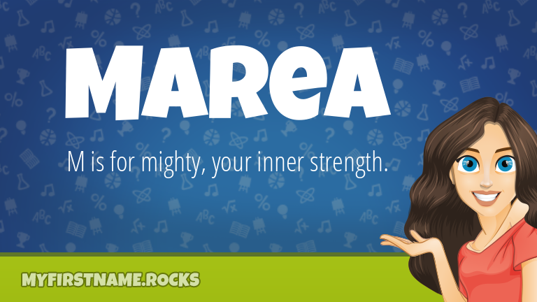 My First Name Marea Rocks!