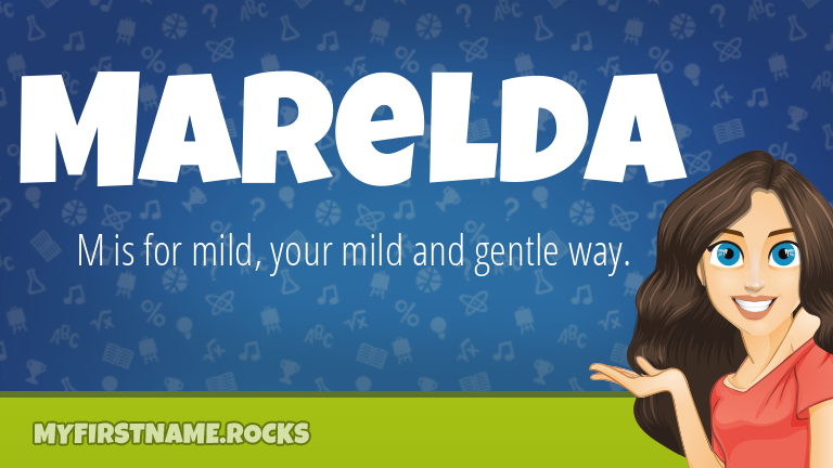 My First Name Marelda Rocks!