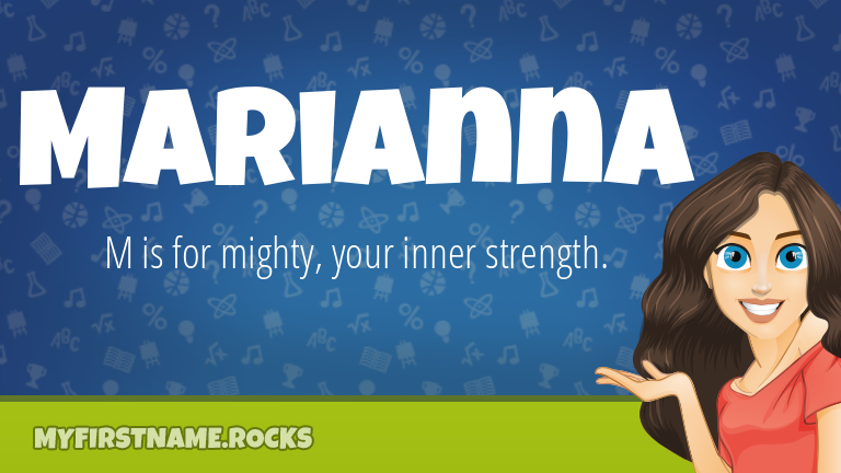 My First Name Marianna Rocks!