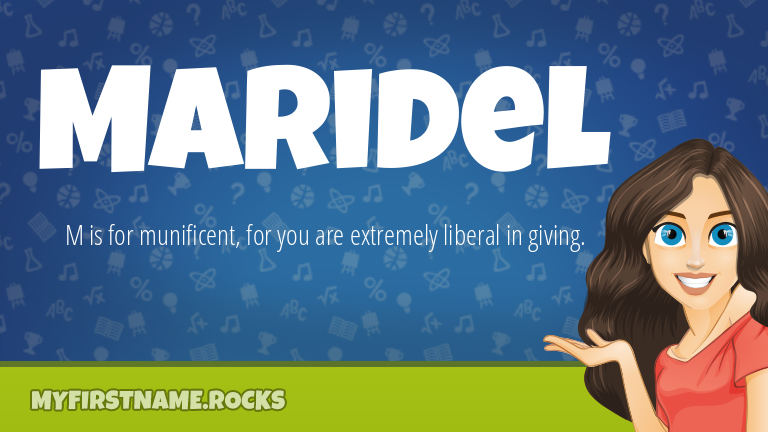 My First Name Maridel Rocks!