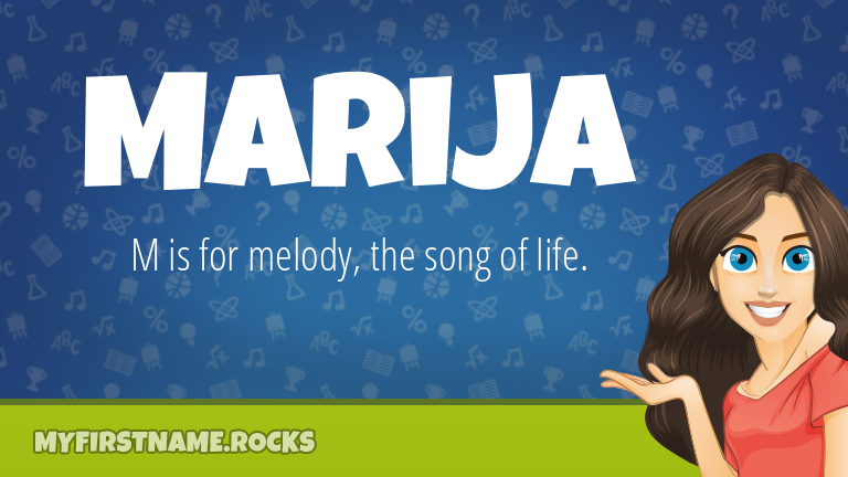 My First Name Marija Rocks!